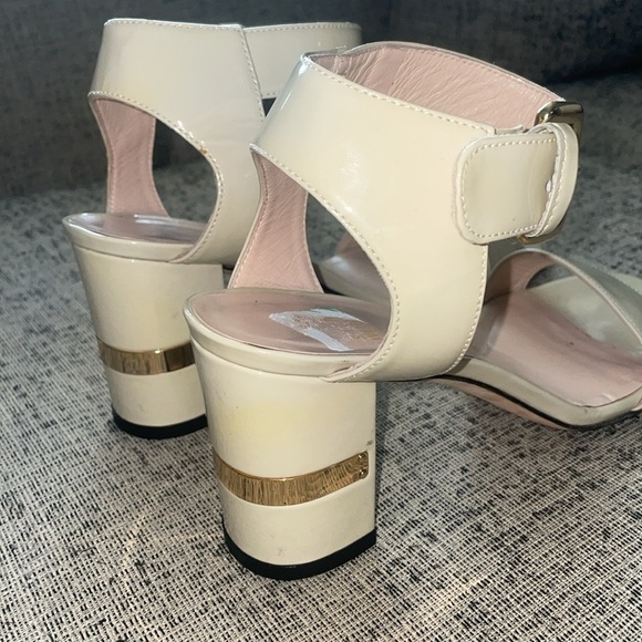 Stuart Weitzman Patent Leather Sandal Size 8.5 M - Picture 6 of 16